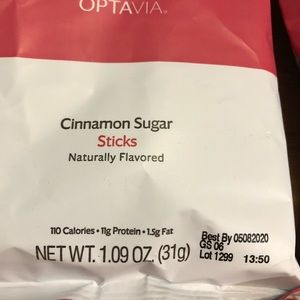 Optavia Cinnamon Sugar Sticks (6 bags)